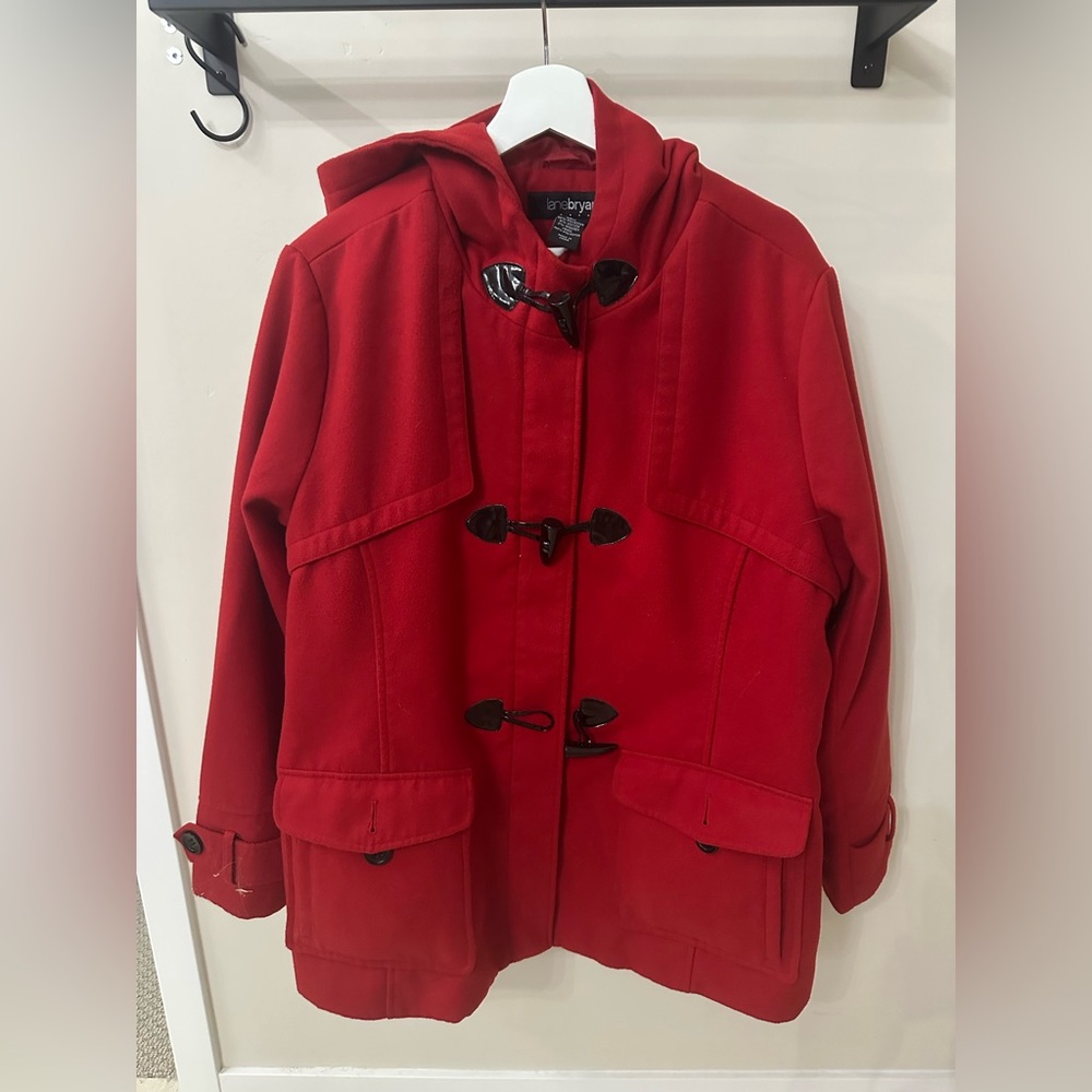 Lane Bryant Vibrant Red Coat
